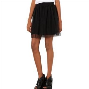 Topshop black tulle skirt - NWOT
